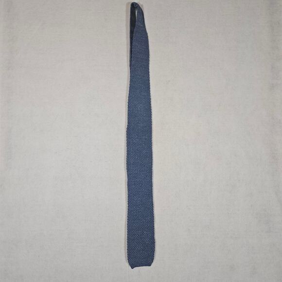 NWT Ted Baker London Men's Blue Silk and Linen blend Necktie - Picture 2 of 5